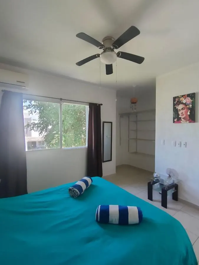 Dom wakacyjny Willa La Casa Del Mexicano Terraza Y Jardin Exoticos 12 Min Del Playa Esmeralda Playa del Carmen