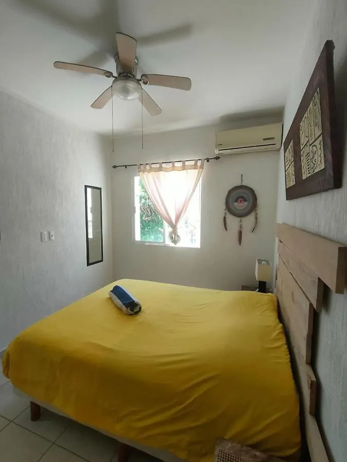Willa La Casa Del Mexicano Terraza Y Jardin Exoticos 12 Min Del Playa Esmeralda Playa del Carmen Dom wakacyjny