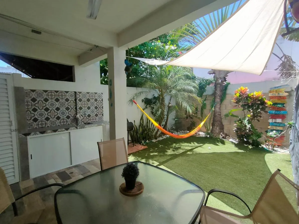 Dom wakacyjny Willa La Casa Del Mexicano Terraza Y Jardin Exoticos 12 Min Del Playa Esmeralda Playa del Carmen Meksyk